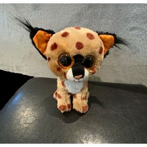Plush Ty Buckwheat Lynx cat I Good used condition I ~6 inches tall